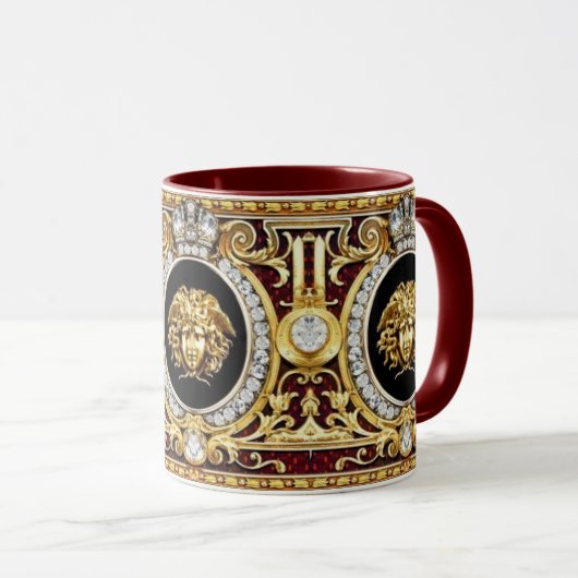 Mug Golden Medusa Gems - (Devant droit)