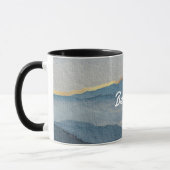 Mug Golden Mountain personnalisée (Gauche)