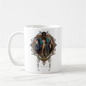 Mug Golden Newt, Tina et Leta Art Déco Portrait (Gauche)