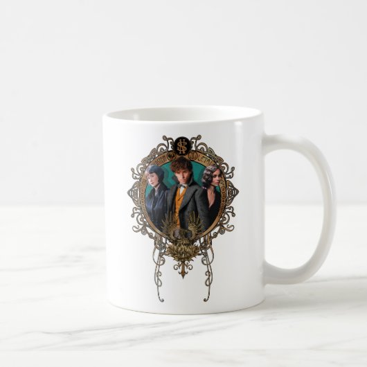Mug Golden Newt, Tina et Leta Art Déco Portrait (Droite)