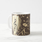 Mug Golden Plectron - Design élégant pour les mélomane (Devant gauche)