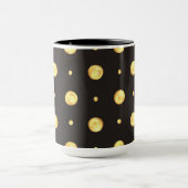 Mug Golden Polka Dot Two-Tone Mug, 15 oz (Centre)