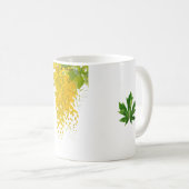 Mug Golden Rain Cascade of Sunlight When Gold Falls Pe (Devant droit)