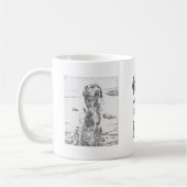 Mug Golden Retriers Art Meilleure maman jamais (Gauche)