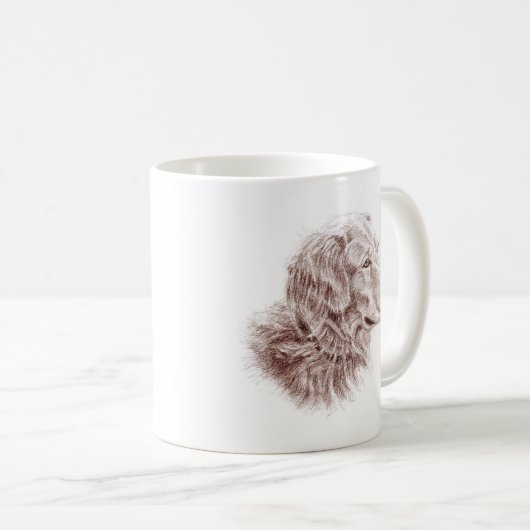 Mug Golden Retriever (Devant droit)
