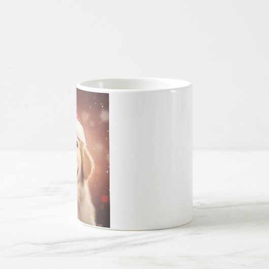 Mug Golden Retriever à Santa Hat (Centre)