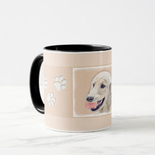 Mug Golden Retriever avec Tennis Ball Peinture Chien A