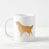 Mug Golden Retriever Basic Breed Design (Gauche)