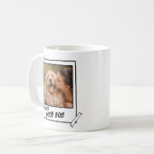 Mug Golden Retriever Certified Good Boy Dog Photo (Devant gauche)