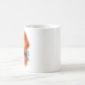 Mug Golden Retriever Chien en aquarelle (Centre)