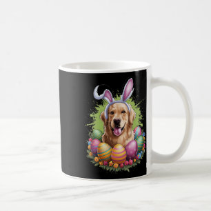 Mug Golden Retriever Chien Oreilles de Lapin Oeufs de