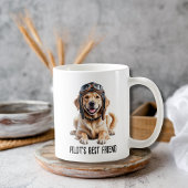 Mug Golden Retriever Chien Pilote meilleur ami mignon