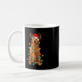 Mug Golden Retriever Christmas Tree Lights Pyjama Chie (Gauche)
