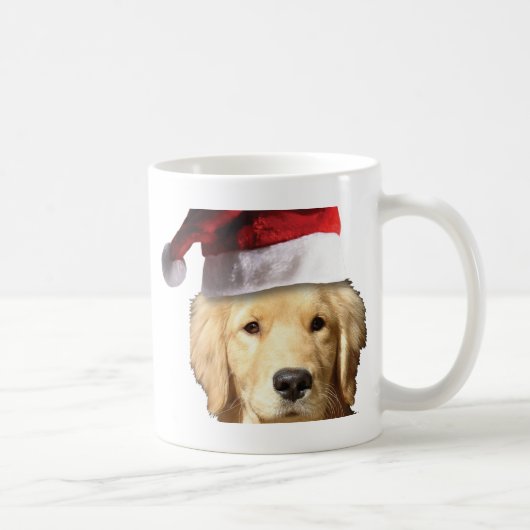Mug Golden Retriever de Noël (Droite)