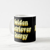 Mug Golden Retriever Energy (Devant gauche)