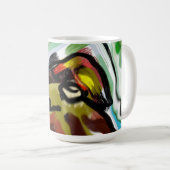Mug Golden retriever exécuter gratuitement (Devant droit)