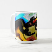 Mug Golden retriever exécuter gratuitement (Devant gauche)