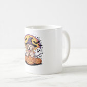 Mug Golden Retriever Halloween Witch Chien classique T (Devant droit)