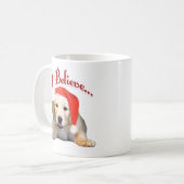 Mug Golden Retriever Je crois (Devant gauche)