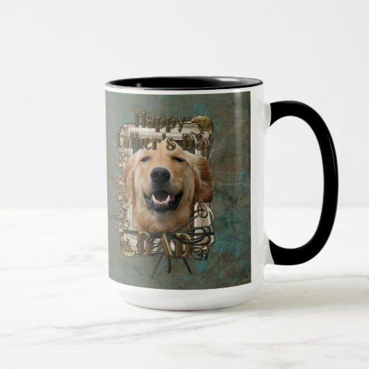 Mug Golden retriever Mickey de pattes de pierre de (Droite)