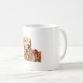 Mug Golden Retriever Noël Light Classic (Devant droit)