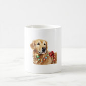Mug Golden Retriever Noël Light Classic (Centre)