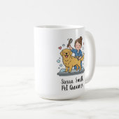 Mug Golden Retriever Pet Grooming Professional Coffee (Devant droit)