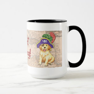 Mug Golden Retriever Pirate