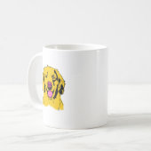Mug Golden Retriever Pop Art (Devant gauche)