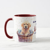 Mug Golden Retriever Puppy Kisses Réparez tout (Gauche)
