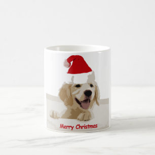 Mug Golden Retriever Puppy souhaitant Joyeux canapé No