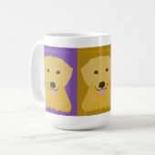 Mug Golden retriever sans conditions d'amour (Devant gauche)