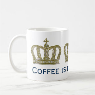 Mug Golden Royal Crown III + votre backgr. & idées