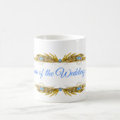 Mug Golden Royal Peacocks & Feathers (Centre)