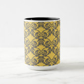 Mug Golden Smoke Damask Bows (Centre)