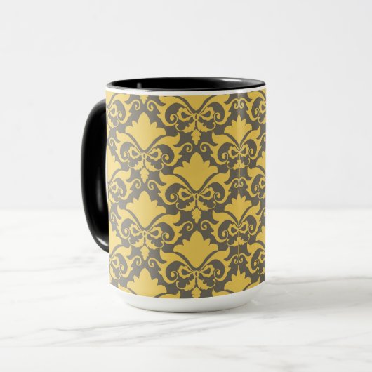 Mug Golden Smoke Damask Bows (Devant gauche)