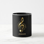 Mug Golden Treble Clef (Centre)