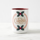 Mug “Golden Wreath of Christmas Elegance” (Centre)