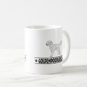 Mug Goldendoodèle (Devant droit)