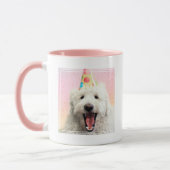Mug Goldendoodle avec Casquette du Parti (Gauche)