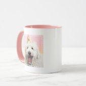 Mug Goldendoodle avec Casquette du Parti (Devant gauche)