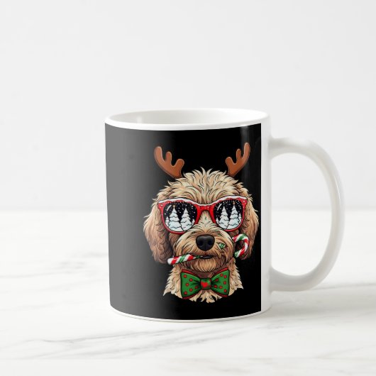 Mug Goldendoodle Christmas Reindeer Holiday Dog Lover (Droite)