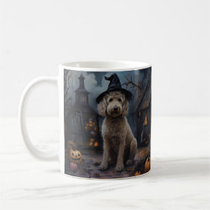 Mug Goldendoodle Citrouille Halloween effrayant
