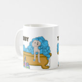 Mug Goldendoodle dans la baignoire (Devant gauche)