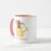 Mug Goldendoodle dans un arrosoir (Devant gauche)