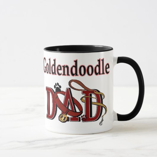 Mug Goldendoodle Papa Cadfts (Droite)