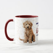 Mug Goldendoodle Puppy Kisses Tout réparer (Gauche)
