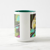 Mug Goldfinch Painting - Gift for Bird Lovers (Centre)