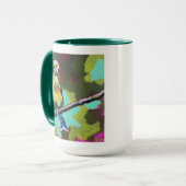 Mug Goldfinch Painting - Gift for Bird Lovers (Devant gauche)