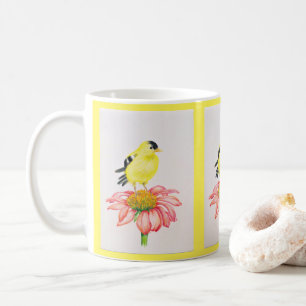 Mug Goldfinch sur Coneflower